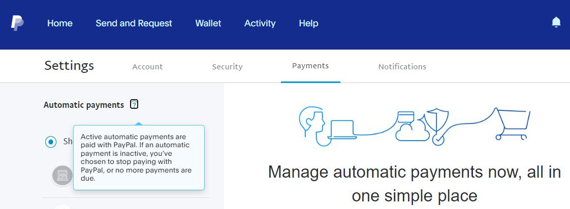 PayPal Automatic payments